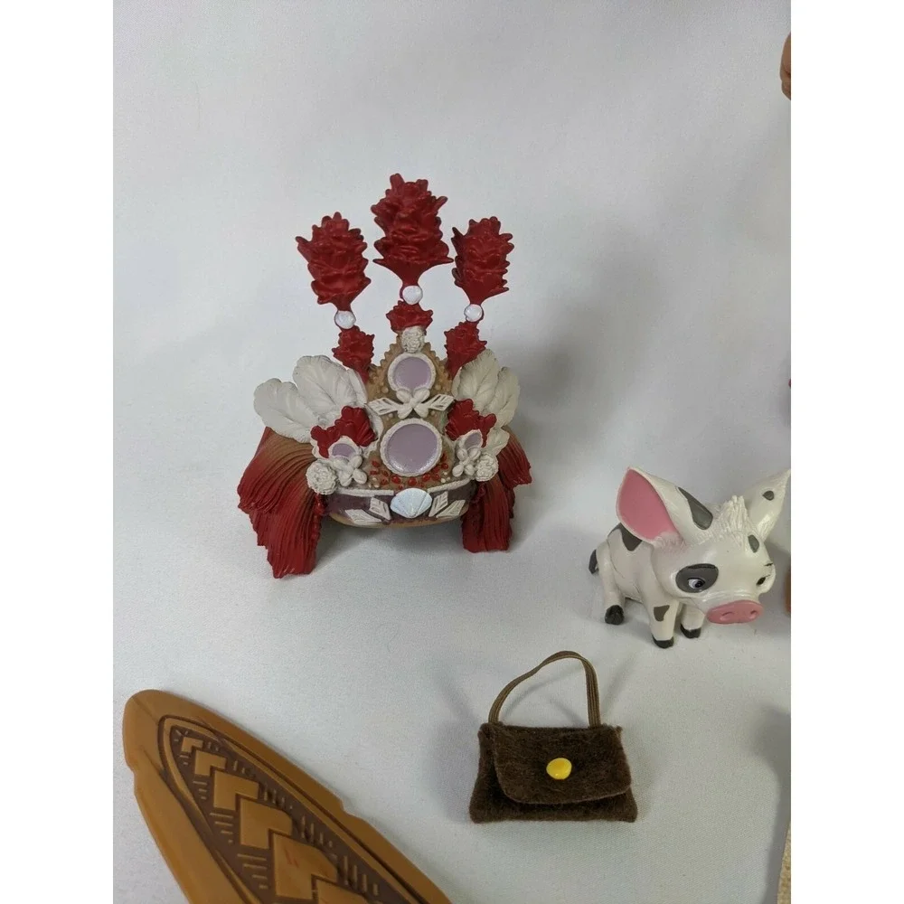 Disney Store Moana Doll Musical 11 Inch Pua Pig Hei Hei Accessories Works‎